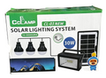 Kit solaire avec projecteur et 3 ampoules